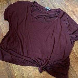 Crop top with string detail